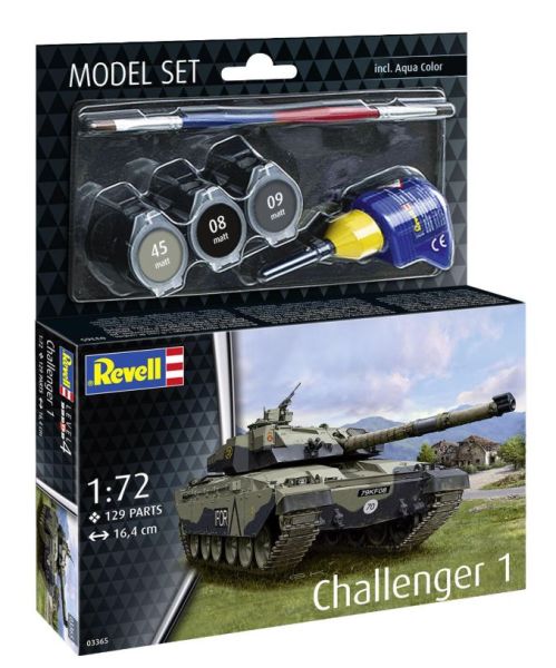 REV63365 - MODEL SET - Char Challenger 1 à assembler avec peinture - 1