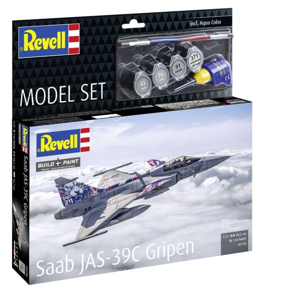 REV63776 - Model Set - Avion SAAB JAS-39C Gripen à assembler avec peinture - 1