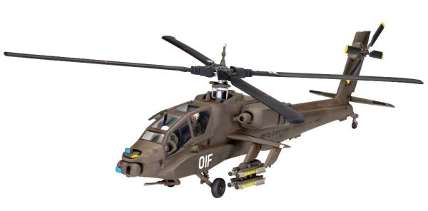 REV63824 - Hélicoptère SET AH-64A apache à assembler et à peindre - 1
