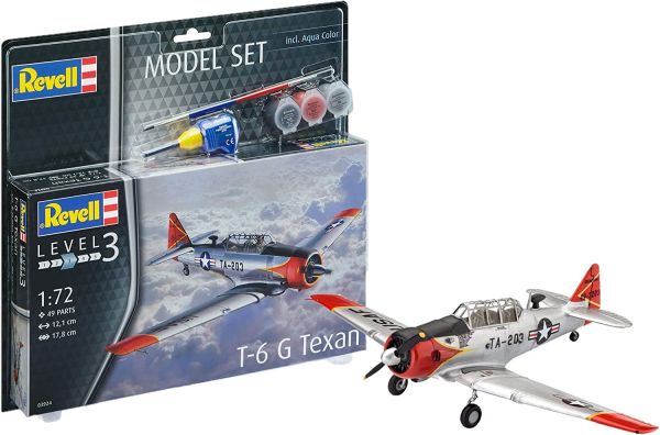 REV63924 - MODEL SET – Avion T6G Texan avec peinture à assembler - 1
