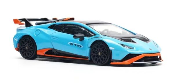 PR640110 - LAMBORGHINI Huracan STO Bleu et Orange - 1