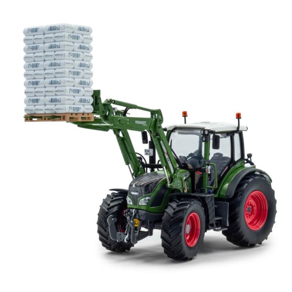 UH6448 - FENDT 514 vario avec chargeur et palette sacs de semence - 1