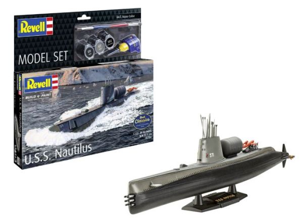 REV65184 - MODEL SET - USS Nautilus à assembler avec peinture - 1
