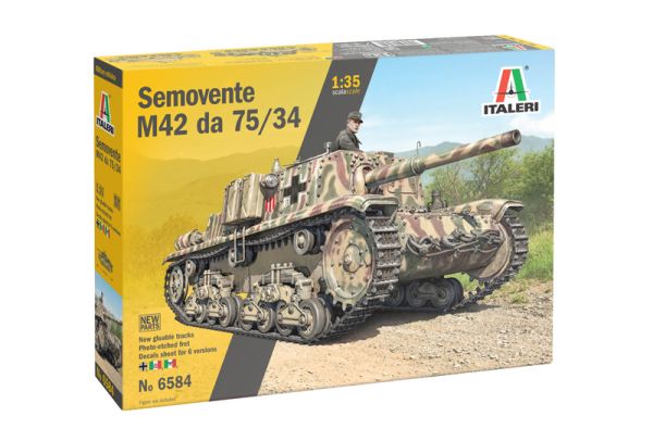 ITA6584 - Char Semovente M42 da 75/34 à assembler et à peindre - 1