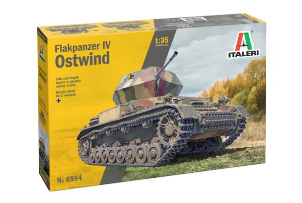 ITA6594 - Char Flakpanzer IV  Ostwind à assembler et à peindre - 1