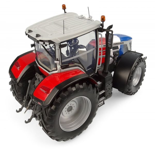 Miniature Tracteur limité à 1000 pièces - MASSEY FERGUSON 8S.225 Farm Contractor Beute UNIVERSAL HOBBIES UH6857