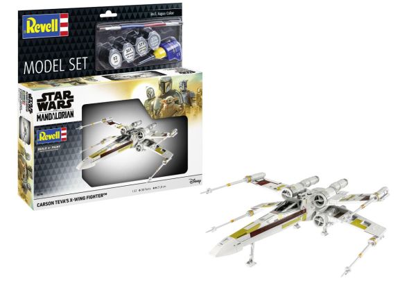 REV66790 - MODEL SET - CARSON Teva's X-Wing Fighter STAR WARS à assembler avec peinture - 1