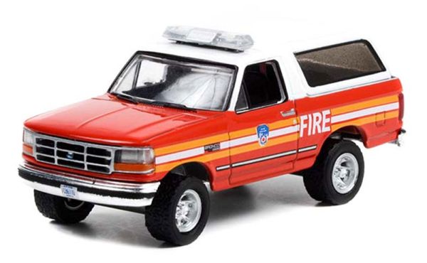 GREEN67030-E - FORD bronco 1996 New York de la série FIRE & RESCUE sous blister - 1