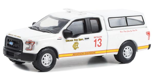 GREEN67050-E - FORD F-150 2016 Pompiers de Chicago de la série FIRE & RESCUE sous blister - 1