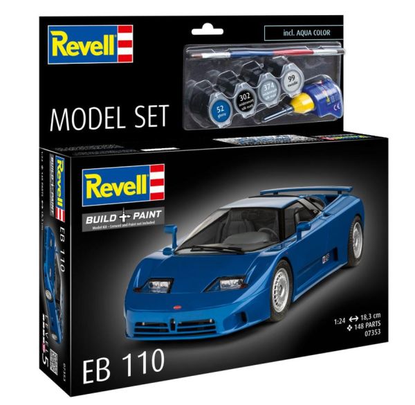 REV67353 - MODEL SET - BUGATTI EB110 à assembler avec peinture - 1