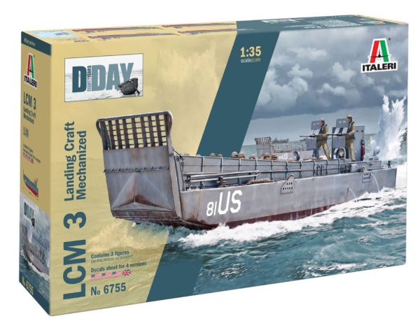 ITA6755 - Bateau militaire LCM 3 à assembler et à peindre - 1