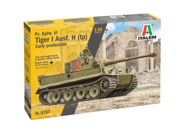 ITA6767 - Char Pz. Kpfw. VI Tiger I Ausf. E/H1 à assembler et à peindre - 1
