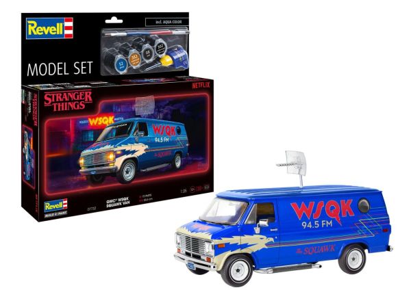 REV67732 - MODEL SET - GMC WSQK Squawk Van STRANGER THINGS à assembler avec peinture - 1