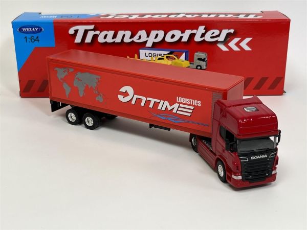 WEL68021 - SCANIA V8 R730 4x2 avec remorque 2 Essieux ONTIME Logistique - 1