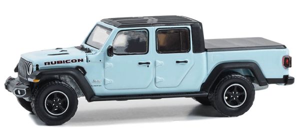 GREEN68040-E - JEEP Gladiator Overland 2023 bleu  de la série SHOWROOM FLOOR sous blister - 1