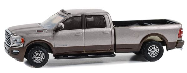 GREEN68040-F - DODGE Ram 3500 limited Longhorn 2023 gris  de la série SHOWROOM FLOOR sous blister - 1