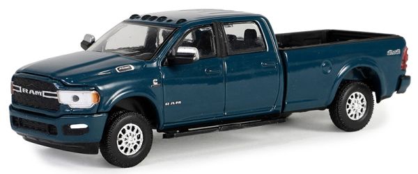 GREEN68050-A - DODGE Ram 2500 Bighorn 2023 bleu de la série SHOWROOM FLOOR sous blister - 1