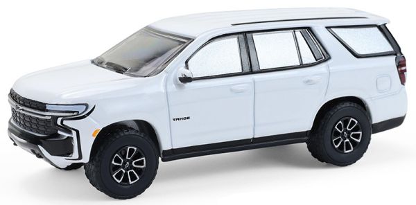 GREEN68070-E - CHEVROLET Tahoe 2024 blanc de la série SHOWROOM FLOOR sous blister - 1