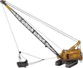NZG500/01 - Pelle sur chenille DRAG LINE TYP W180 WESERHUTTE Version salie - 1