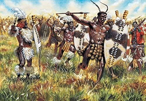 ITA6051 - Guerriers Zulu à peindre - 1