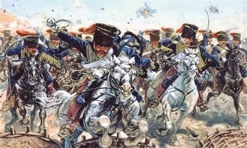 ITA6052 - Hussards Britanniques à peindre - 1