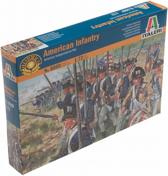 ITA6060 - Infanterie Américaine de 1775 à peindre - 1