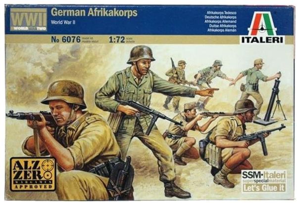 ITA6076 - Afrikakorps Allemand de la Seconde Guerre Mondiale à peindre - 1