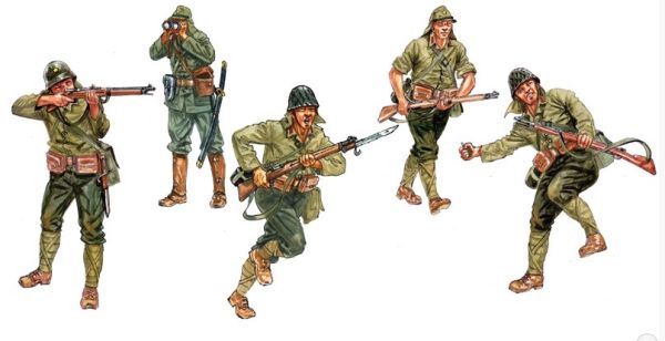 ITA6170 - Infanterie Japonaise à peindre - 1