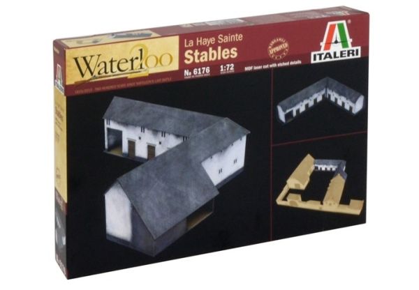 ITA6176 - WATERLOO (200ans) La Haye Sainte – écuries à assembler et à peindre - 1