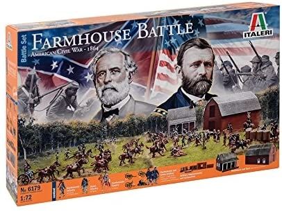 ITA6179 - Bataille de ferme- Guerre civile américaine 1864 – Set de Bataille à assembler et à peindre - 1