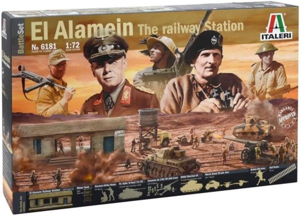 ITA6181 - El Alamein War – Set de Bataille à assembler et à peindre - 1
