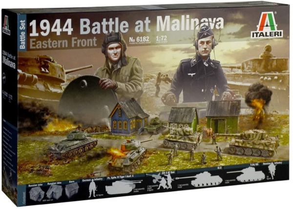 ITA6182 - 1944 Bataille à Malinava à assembler et à peindre - 1
