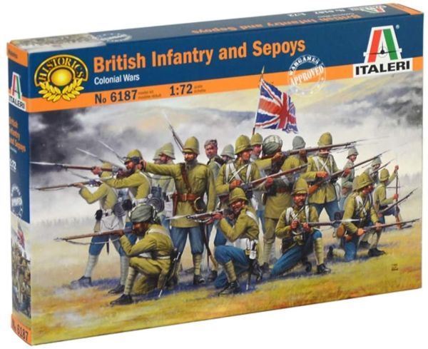 ITA6187 - Infanterie Britannique et Sepoys à peindre - 1