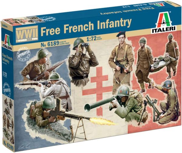 ITA6189 - Infanterie Française gratuite à peindre - 1