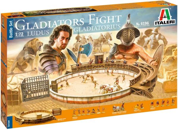 ITA6196 - Arène et Gladiateurs à assembler et à peindre - 1