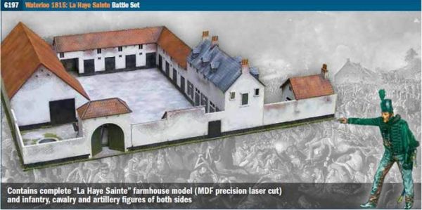 ITA6197 - La Haye Sainte Waterloo 1815 – Set de Bataille à assembler et à peindre - 1