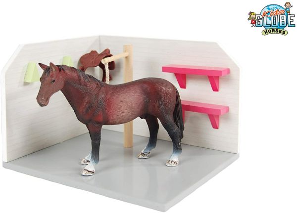 KID610205 - Box de lavage avec un cheval et accessoires - 1