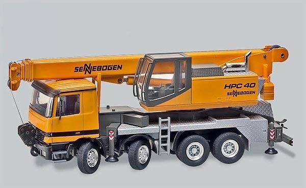 CON40141 - Grue SENNEBOGEN HAC 40 sur Porteur MERCEDES Actros 8x4 - 1