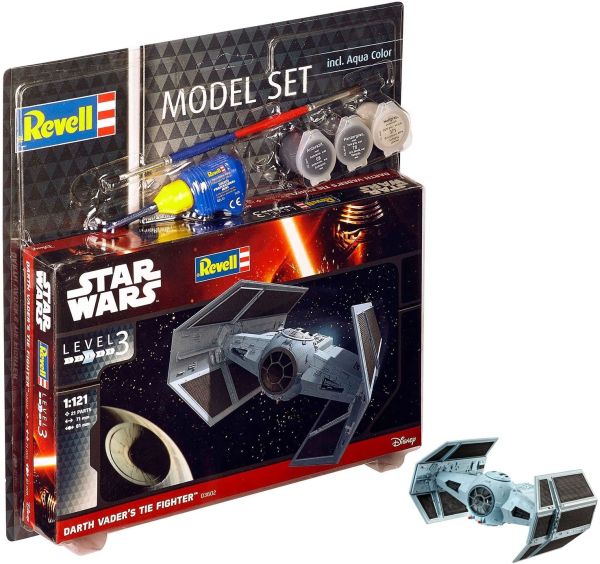 REV63602 - Model Set TIE Figh de Dark Vador STAR WARS avec peinture à assembler - 1