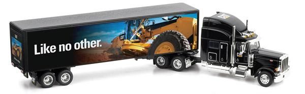 NOR55225 - PETERBILT 379 Avec remorque 2 Essieux niveleuse CATERPILLAR - 1