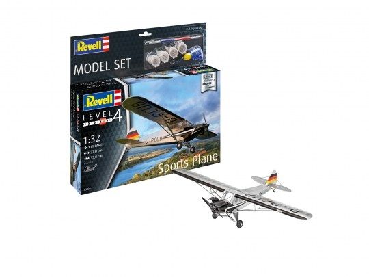 REV63835 - MODEL SET SPORTS PLANE avec peinture à assembler - 1