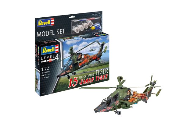 REV63839 - MODEL SET EUROCOPTER TIGER 15 ANS TIGER avec peinture à assembler - 1