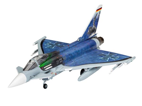 REV63843 - Avion de chasse Eurofighter Luftwaffe 2020 Quadriga à assembler et à peindre - 1