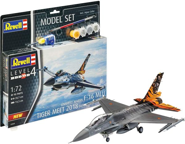 REV63860 - Model set F-16 Mlu 31 Sqn. Petit Brogel avec peinture à assembler - 1