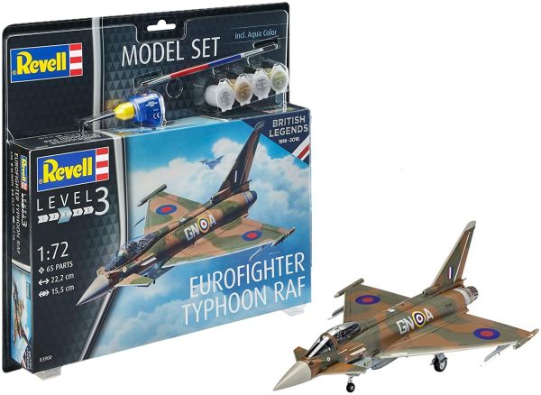 REV63900 - Model Set EUROFIGHTER TYPHOON graf avec peinture à assembler - 1