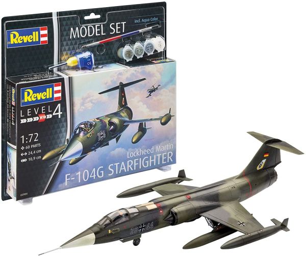 REV63904 - Model set Avion de chasse Lockheed Martin F-104G Starfighter avec peinture à assembler - 1