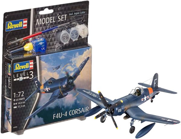 REV63955 - Model set Vought F4U Corsair avec peinture à assembler - 1