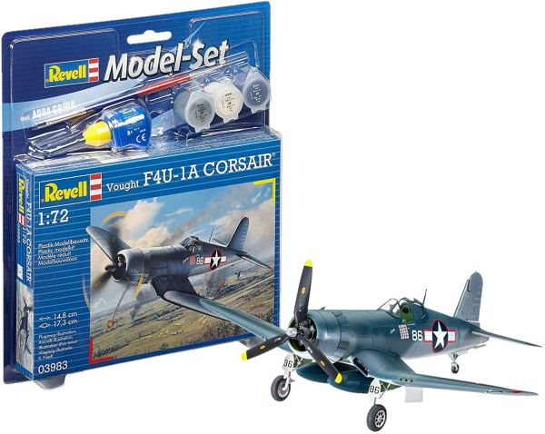 REV63983 - Model set Vought F4U-1D CORSAIR avec peinture à assembler - 1