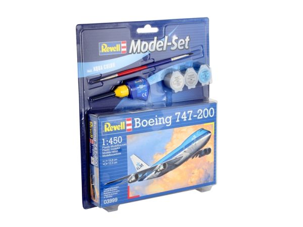 REV63999 - Model set Boeing 747-200 avec peinture à assembler - 1