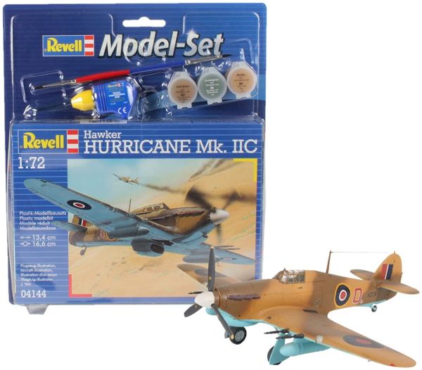 REV64144 - Model set Hawker Hurricane Mk.II avec peinture à assembler - 1